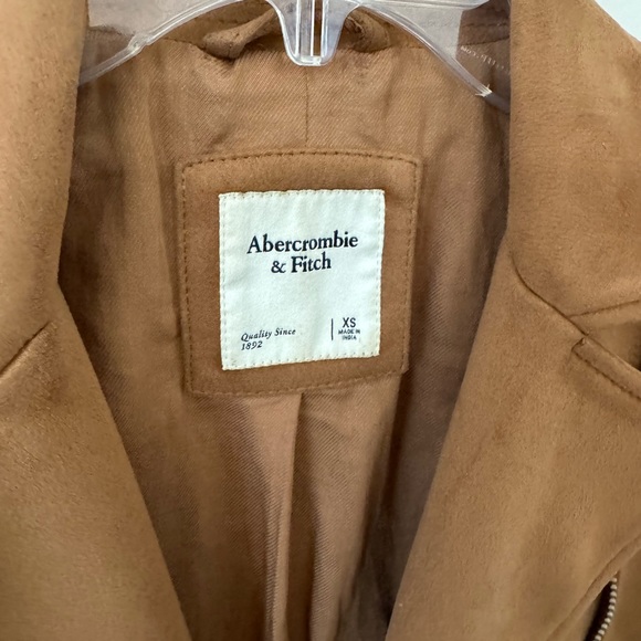 Abercrombies & Fitch Faux Suede Moto Jacket - Picture 2 of 5